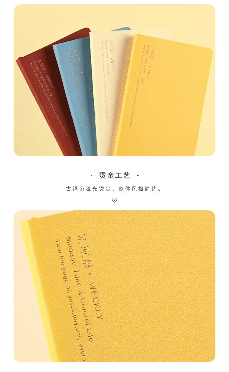 Kinbor Weekly Planner Notebook – Недатированная Daily & Monthly Agenda Journa