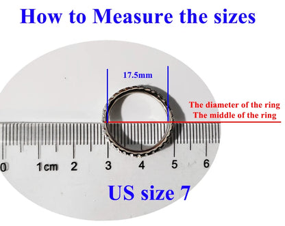 0,1 ct 3 мм D VVS Moissanite Full Eternity Band King — 925 Sterling Silver Aption & Party Juelry for Women