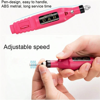 Портативная профессиональная электрическая дрилл-машина - маникюр и педикюр для использования дома и в салоне