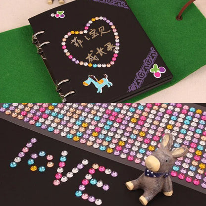 1040/900/504Pcs Acrilic Driill DIY Crystal Rinestone самодельные наклейки для телефонных звонков, карт и ремесел