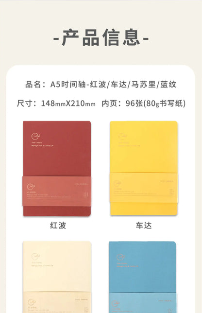 Kinbor Weekly Planner Notebook – Недатированная Daily & Monthly Agenda Journa