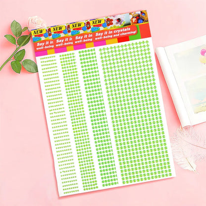 1040/900/504Pcs Acrilic Driill DIY Crystal Rinestone самодельные наклейки для телефонных звонков, карт и ремесел