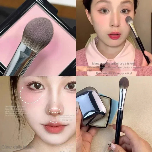 1/2 PCS Pech Cert Blusher Brush — маленькая плоская щетка для порошка, сливки и жидкого пятна