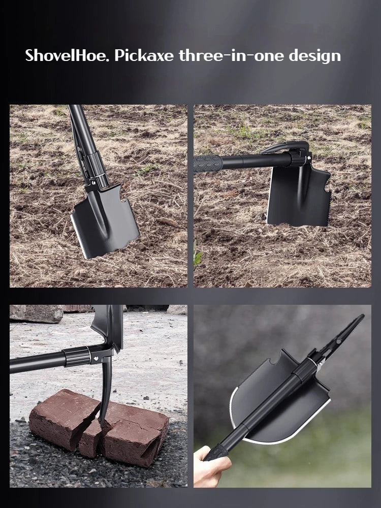 1PC Outdor loadable Camping Shovel – Многофункциональный инструмент для прогулки, Портативный сад и выжить