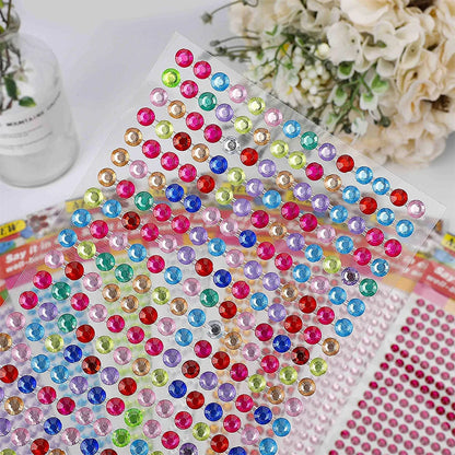 1040/900/504Pcs Acrilic Driill DIY Crystal Rinestone самодельные наклейки для телефонных звонков, карт и ремесел