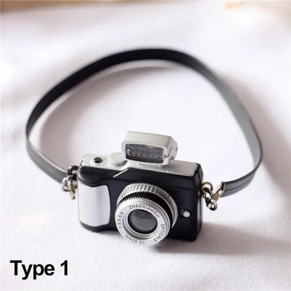1Pc Miniature Digital SLR Camera for Dollhouse — Apperory for Labubu & Upset Duck Dolls