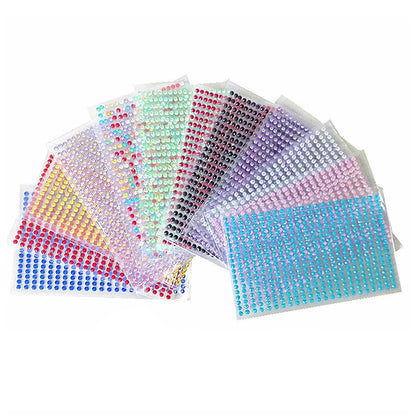 1040/900/504Pcs Acrilic Driill DIY Crystal Rinestone самодельные наклейки для телефонных звонков, карт и ремесел