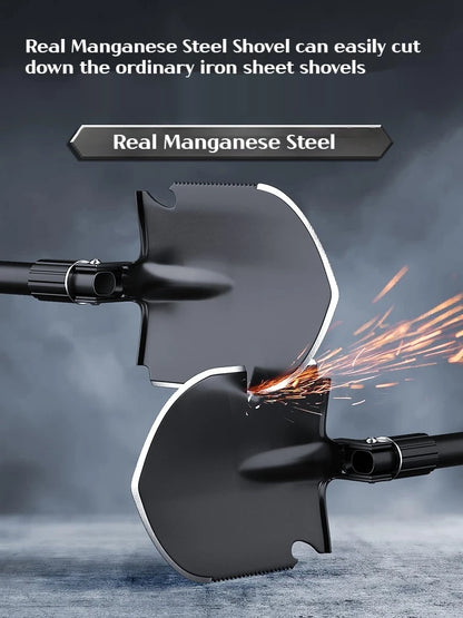 1PC Outdor loadable Camping Shovel – Многофункциональный инструмент для прогулки, Портативный сад и выжить