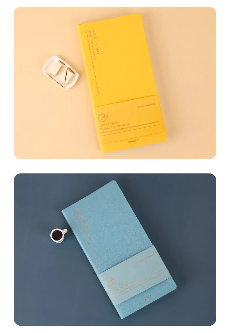 Kinbor Weekly Planner Notebook – Недатированная Daily & Monthly Agenda Journa