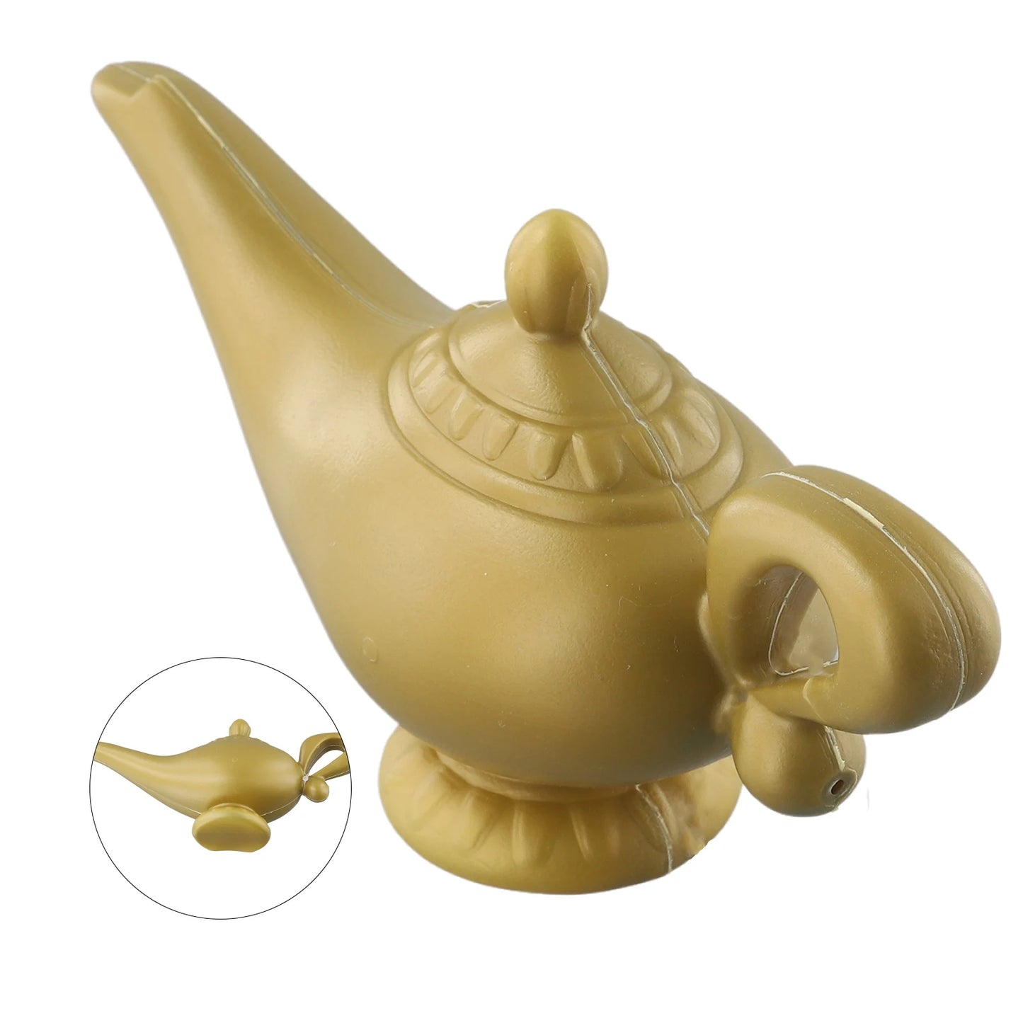 Aladdin Genie Lamp Prop - Vintage Decorative Teapot, Retro Magic Lamp Ornament на Хэллоуин, рождественское и вечернее украшение