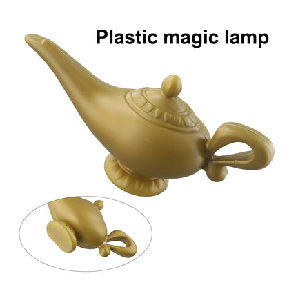 Aladdin Genie Lamp Prop - Vintage Decorative Teapot, Retro Magic Lamp Ornament на Хэллоуин, рождественское и вечернее украшение