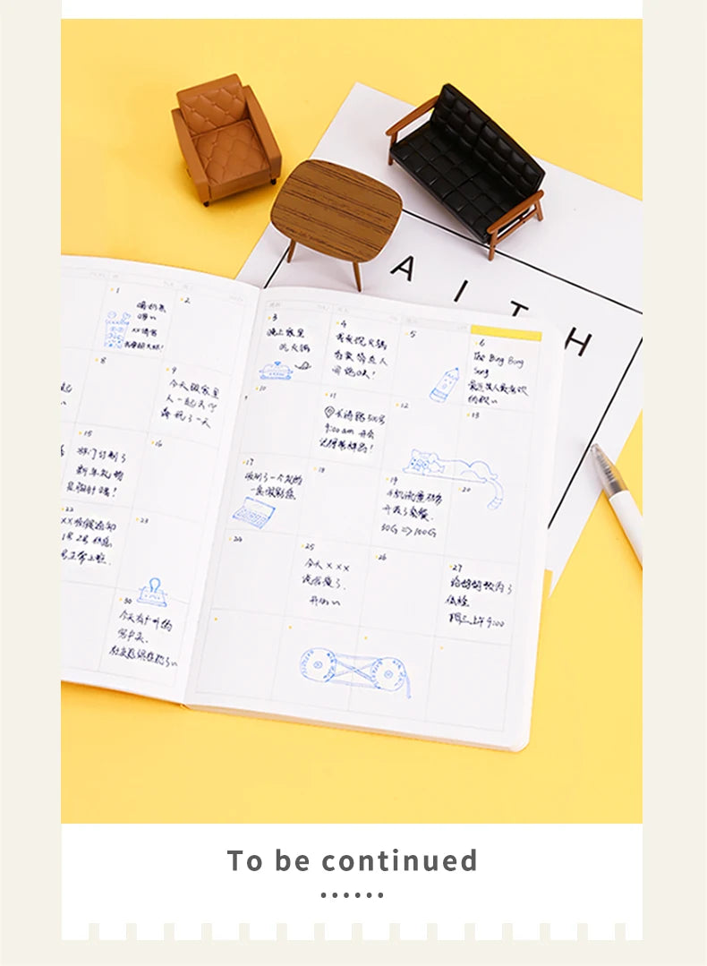 Kinbor Weekly Planner Notebook – Недатированная Daily & Monthly Agenda Journa