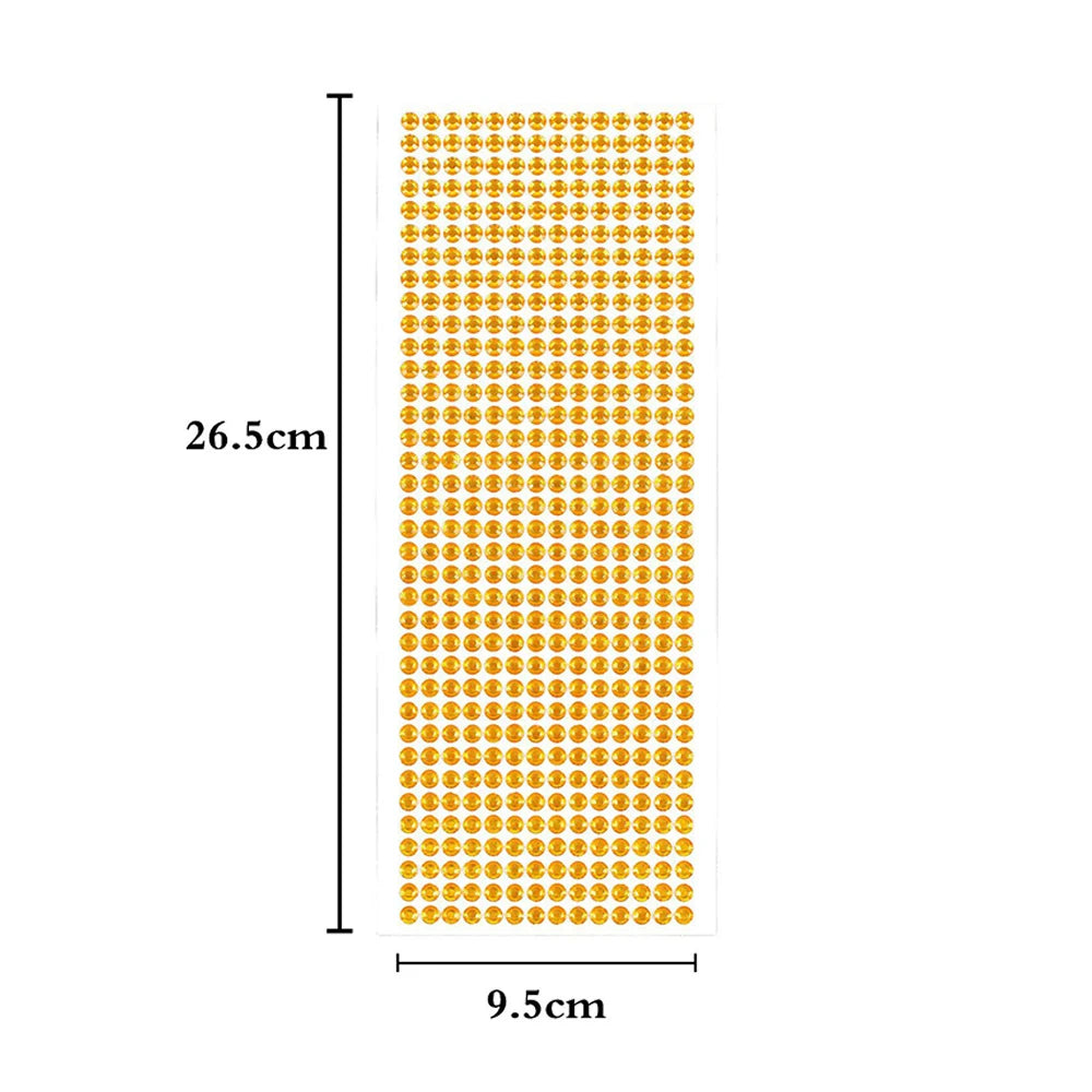 1040/900/504Pcs Acrilic Driill DIY Crystal Rinestone самодельные наклейки для телефонных звонков, карт и ремесел