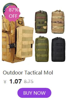 40L Tactical Reflective Backpack – Military Molle Outdoor Rucksack | Hiking, Camping, Hunting & Travel Bag