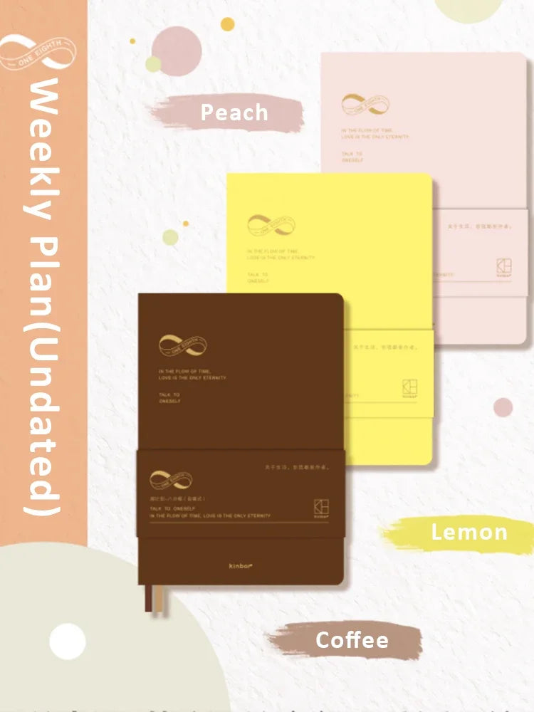 Kinbor Weekly Planner Notebook – Недатированная Daily & Monthly Agenda Journa