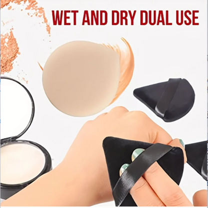 10 Piece Triangle Powder Puff Set – Мокрые и сухие косметические губки для Lose Powder & Foundation