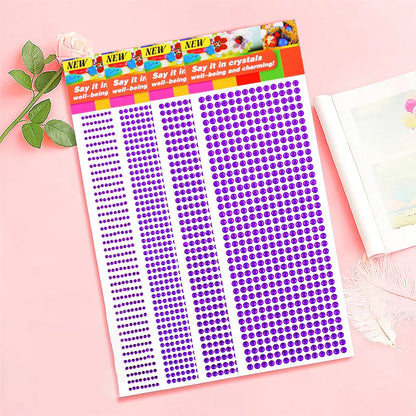 1040/900/504Pcs Acrilic Driill DIY Crystal Rinestone самодельные наклейки для телефонных звонков, карт и ремесел