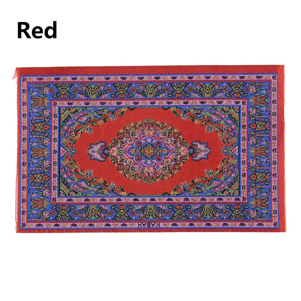 1:12 Масштаб турецкой миниатюрной коврики «Кукольный домик» — покрытие для игровых аксессуаров и кукол