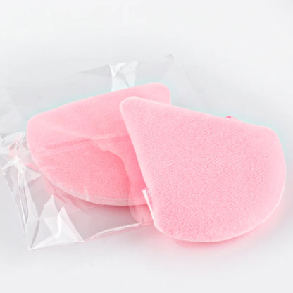 SHIDISHANGPIN Triangle Velvet Powder Puff – Reusable Face Cosmetic Sponge, Mini Cotton Makeup Puff for Foundation, Eyeshadow, and Beauty Tools (1/2/3/6pcs)