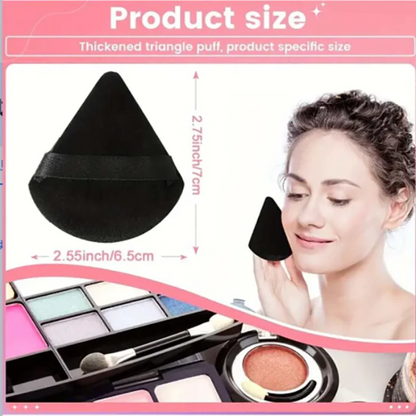 10 Piece Triangle Powder Puff Set – Мокрые и сухие косметические губки для Lose Powder & Foundation